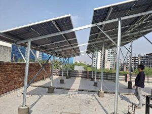 solar panel side view