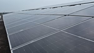 close view of solar panel